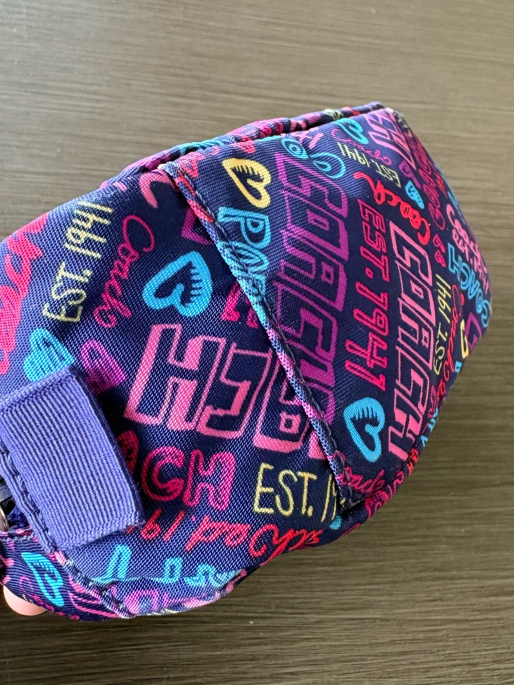 Coach Poppy Graffiti Cosmetic Case - Picture 7 of 11